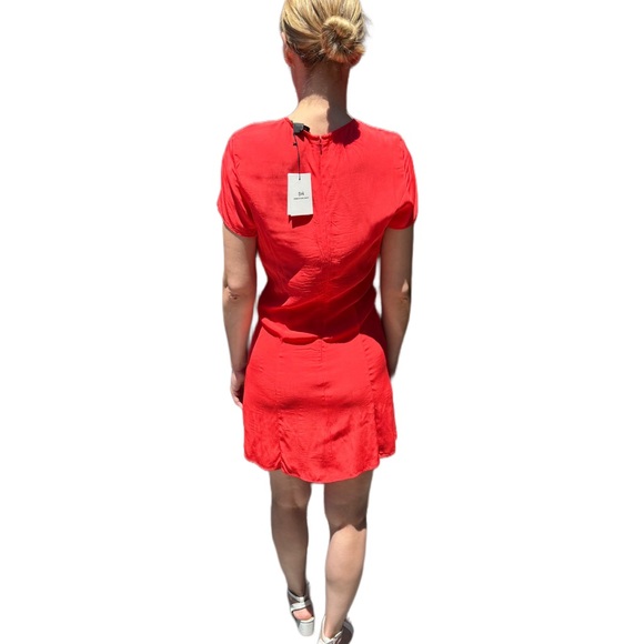 Something navy Simple red poppy dress size small NWT - Picture 3 of 4